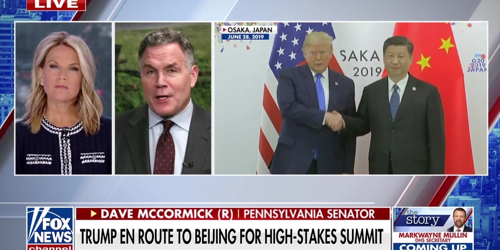 Trump departs for Beijing ahead of crucial summit with China’s Xi