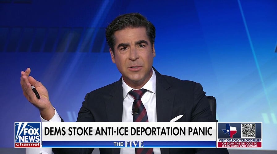 Jesse Watters tears apart Democrats' anti-ICE deportation panic