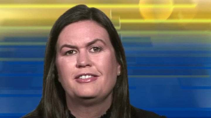 Sarah Sanders says Democrats have moved too far left to defeat Trump