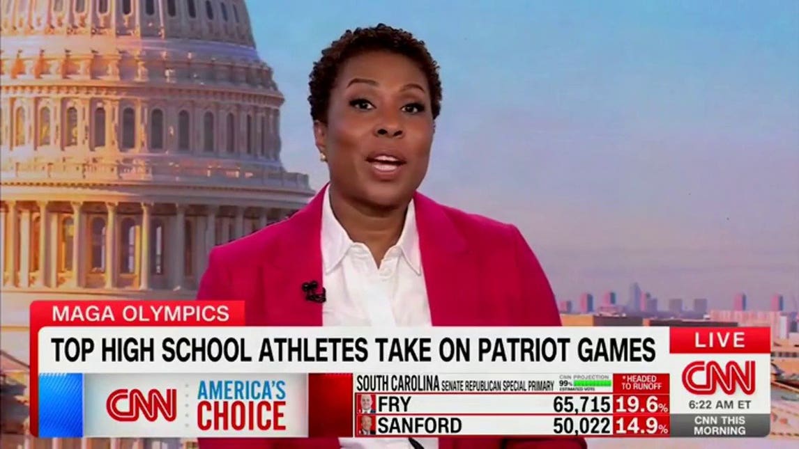 CNN's Audie Cornish calls out Patriot Games as 'overwhelmingly White'
