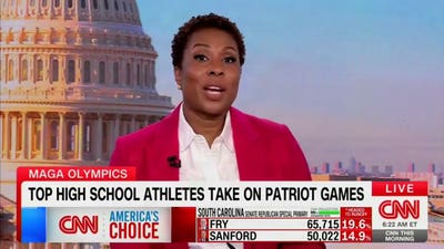 CNN's Audie Cornish calls out Patriot Games as 'overwhelmingly White'