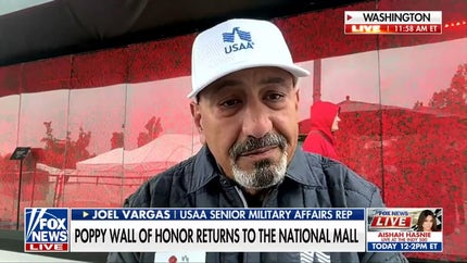 USAA's Poppy Wall of Honor returns to the National Mall