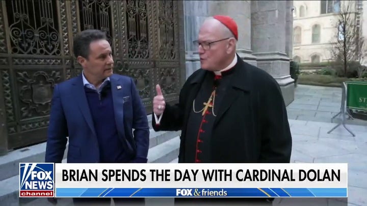 Brian Kilmeade spends day with Cardinal Dolan ahead of Easter 