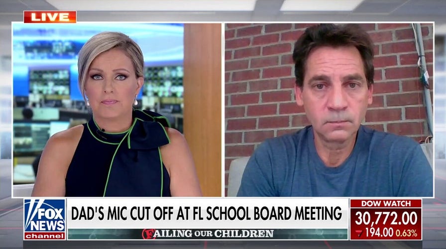Florida dad's mic cut off during school board meeting after reading from library book