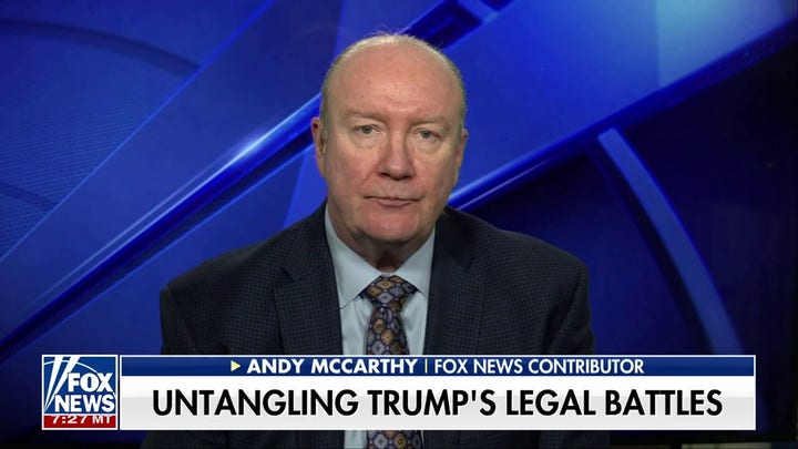 The Trump-January 6 case is really being driven more by politics than law: Andy McCarthy