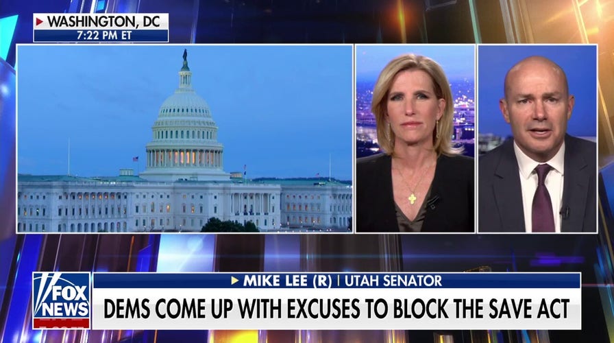 Sen Mike Lee accuses Democrats of ‘weaving a mendacious  narrative’ astir  SAVE Act