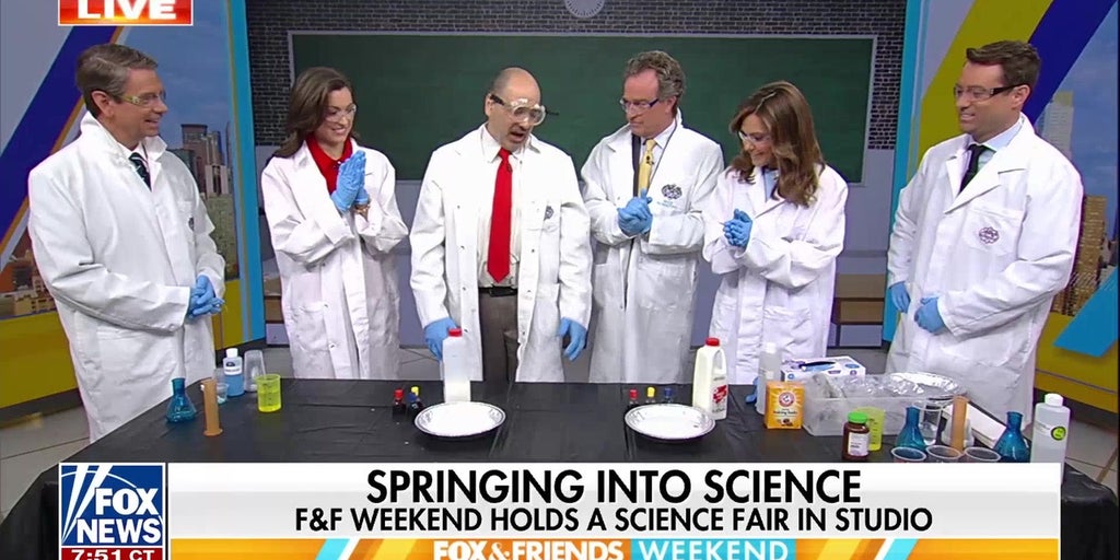 Radical Rob demonstrates fun science experiments on 'Fox & Friends Weekend'