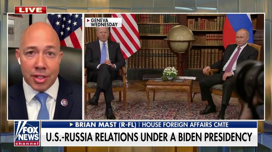 Rep. Brian Mast on Biden's meeting with Putin: 'At least he didn't show up with red reset button like Hillary Clinton'