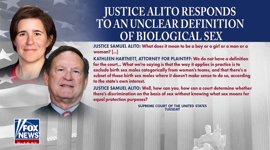 Justice Alito pins down lawyer who won't define boys, girls in court