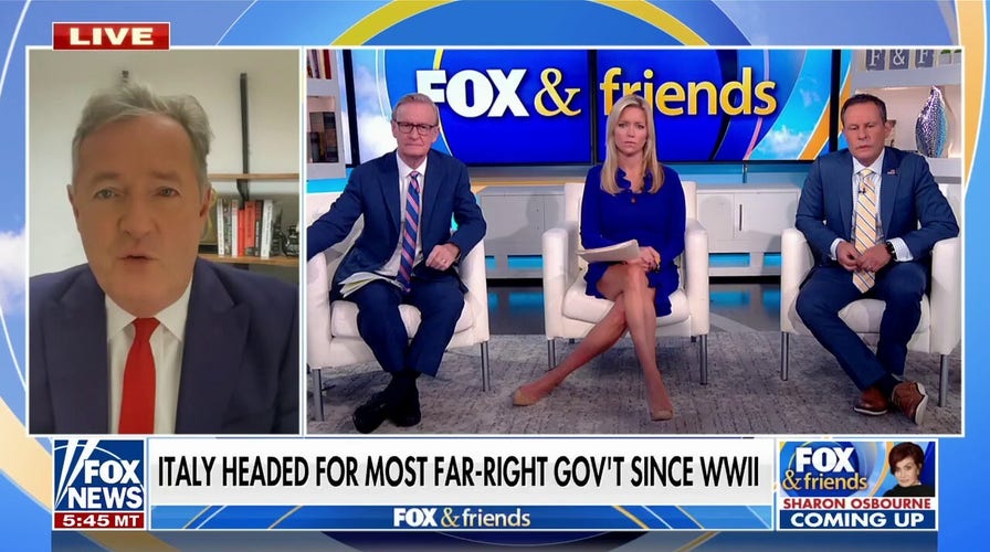 Piers Morgan rips media for 'over-demonizing' new Italian PM:  'Classic tendency from the left'