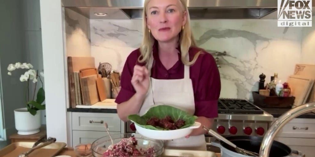 Baked meatballs meet spicy-sweet sauce in a crowd-ready holiday appetizer favorite