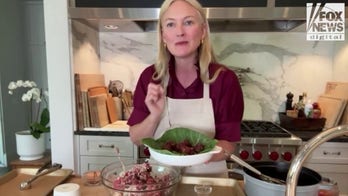 Baked meatballs meet spicy-sweet sauce in a crowd-ready holiday appetizer favorite