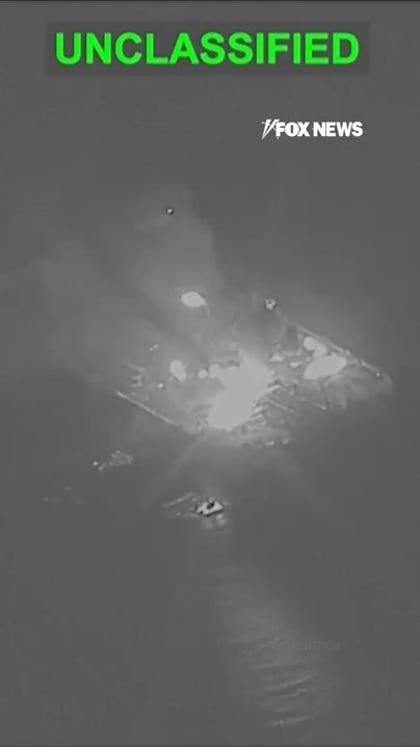 US RELEASES declassified footage of strikes on Iranian tankers
