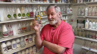 Man owns 26,000 milk bottles including some with British Royal Family connections