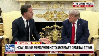 President Donald Trump meets with NATO Sec General Mark Rutte