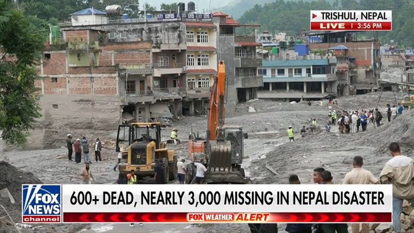 Monsoon season adds threat of 'heavy rain' after Nepal floods