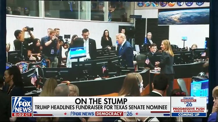 Trump headlines fundraiser for Texas US Senate nominee