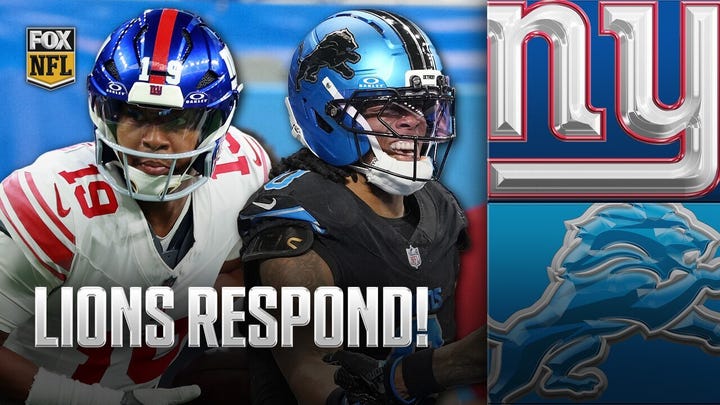 Lions hold off Giants in OT behind Jahmyr Gibbs' 'OUTSTANDING Performance' 🦁 NFL on FOX
