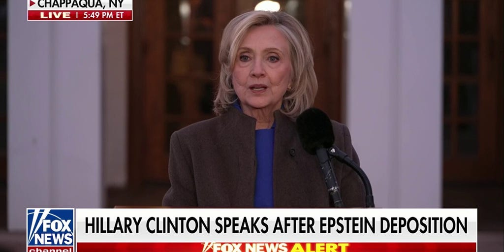 WATCH: Hillary Clinton speaks out after Epstein deposition