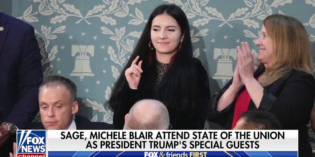 Sage Blair, family honored at Trump’s State of the Union