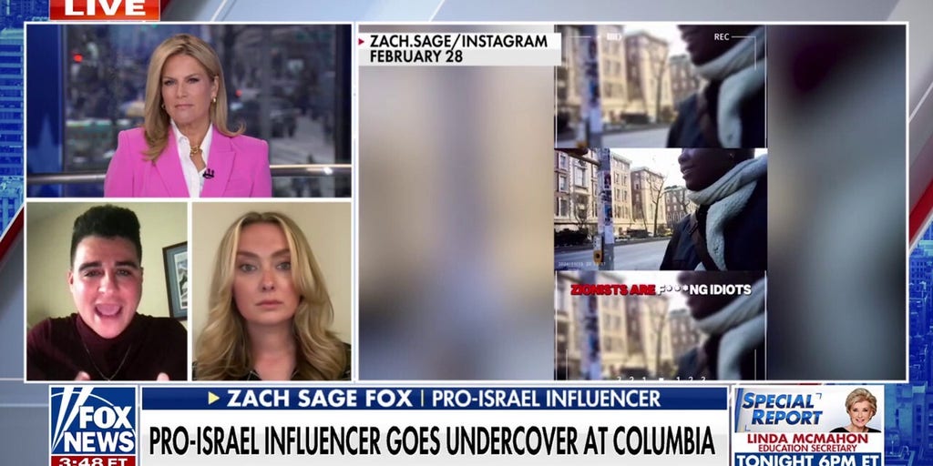 Pro-Israel influencer dishes on Columbia University students being antisemitic 'within seconds'