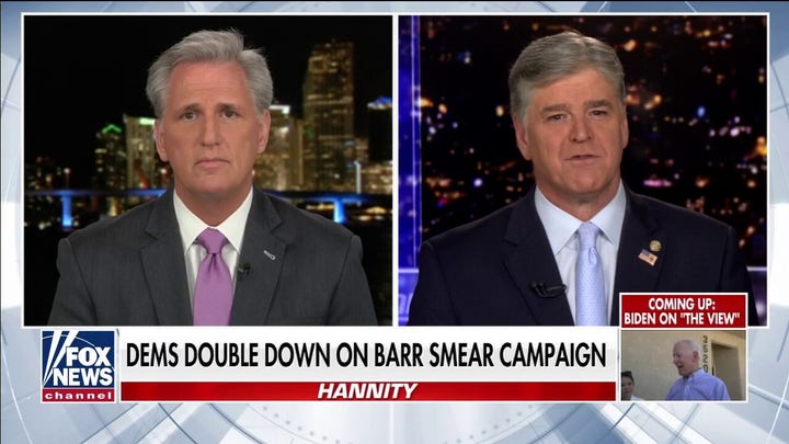 Kevin McCarthy tells 'Hannity's' Sean Hannity Adam Schiff is a 'liar'