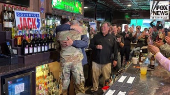 New Jersey GOP gubernatorial nominee Jack Ciattarelli surprised by visit from Army captain son