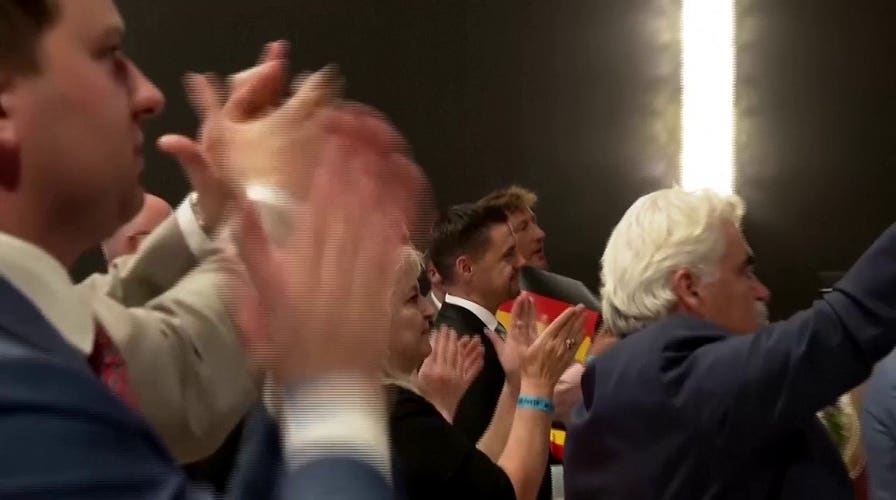 The Alternative for Germany party (AfD) celebrates victory in regional elections