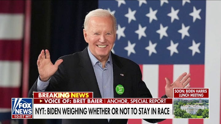 Bret Baier warns NYT report on Biden weighing his future is 'a big deal'