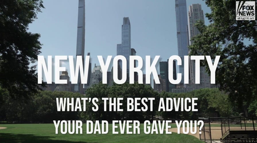 For Father's Day, Central Park visitors share their dads' best advice
