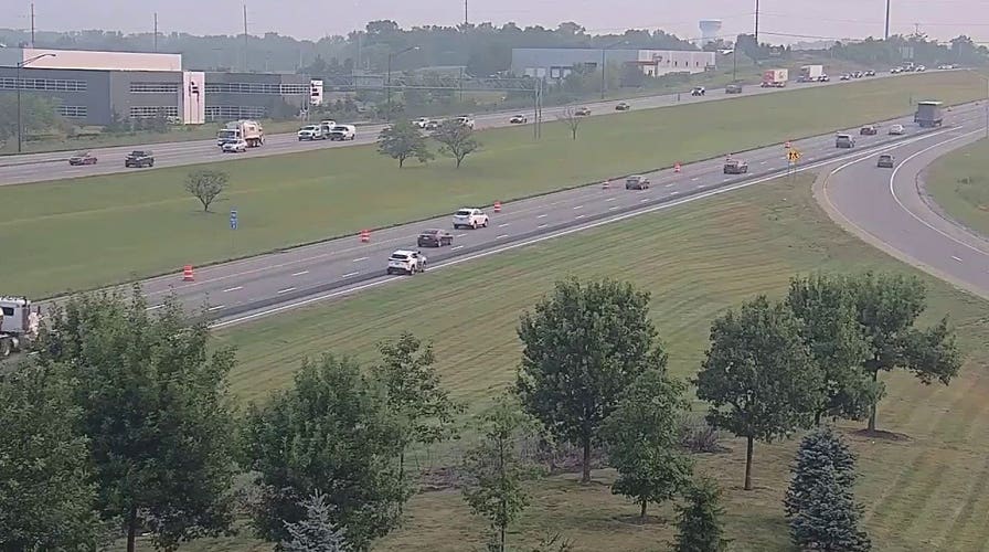 Ohio shoplifting suspect leaps onto woman's moving car in wild interstate escape