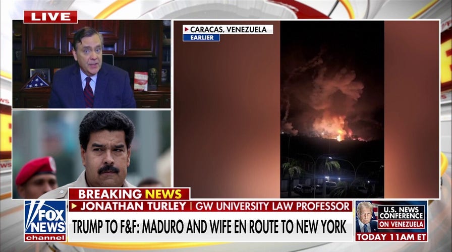 Trump has 'precedent on his side' for Maduro's capture, Jonathan Turley argues