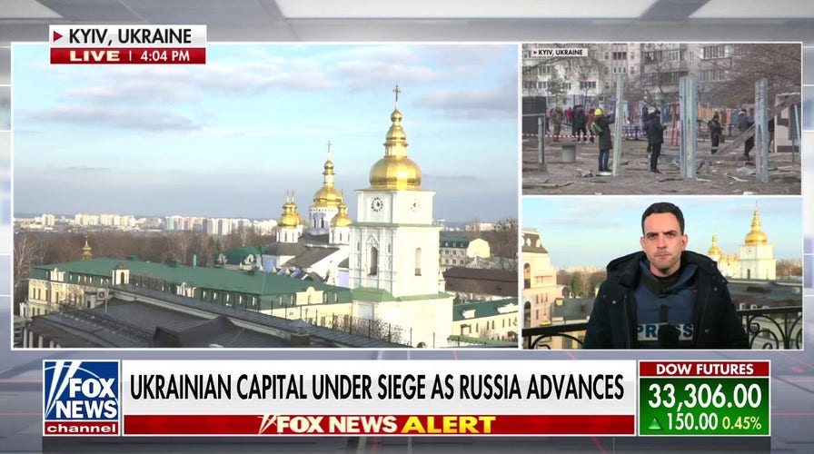 Russian military advances toward Ukraine capital