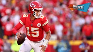 Nick drops banners for the Chiefs win over the Bengals | First Things First - Fox News