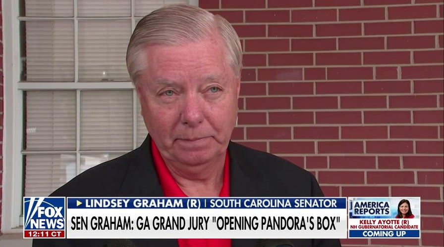 Sen. Lindsey Graham reacts to grand jury recommendation: Troubling for the country