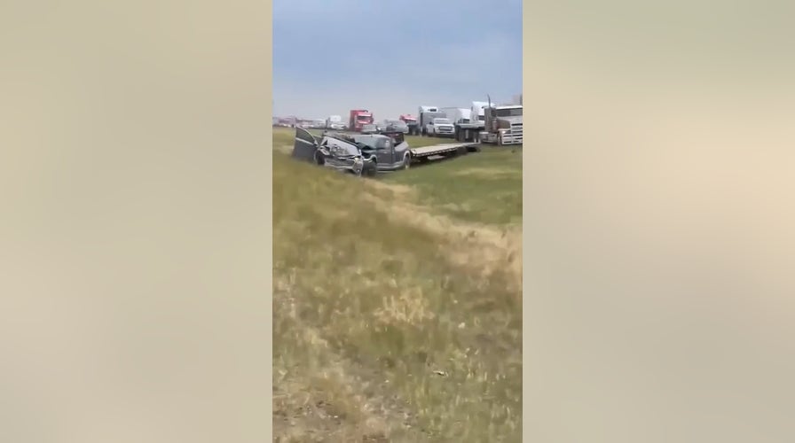 Storm-related highway pileup in Montana leaves at least 6 dead