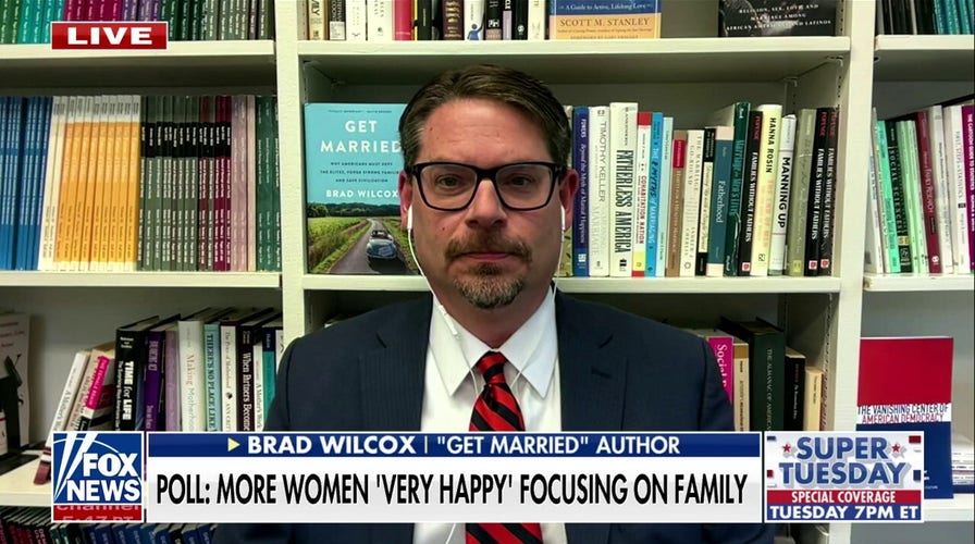 More women happily married with children, according to study