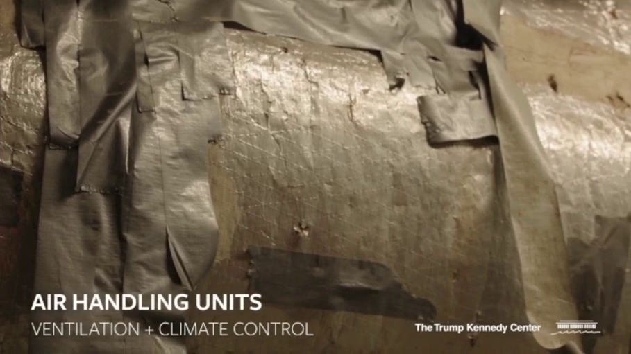 Pre-renovation video of the Kennedy Center shows leaks, corrosion, crumbling concrete