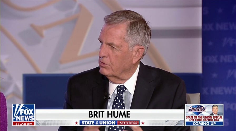 Brit Hume reveals the line of the night in Trump's State of the Union