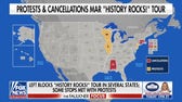 Protesters block Education Dept's 'History Rocks!' tour in several states