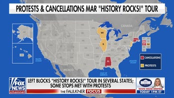 Protesters block Education Dept's 'History Rocks!' tour in several states