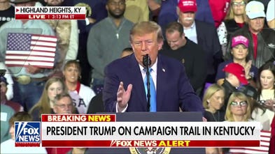 ICE and border patrol are heroes, President Trump tells supporters at Kentucky rally
