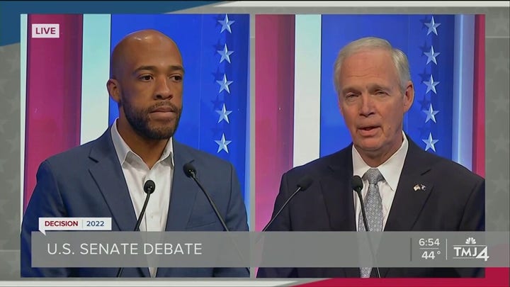Wisconsin Senate debate: Crowd erupts as Johnson, Barnes asked to say something nice about each other