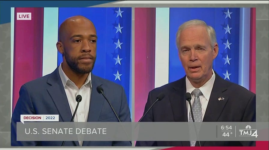 Wisconsin Senate debate: Crowd erupts as Johnson, Barnes asked to say something nice about each other