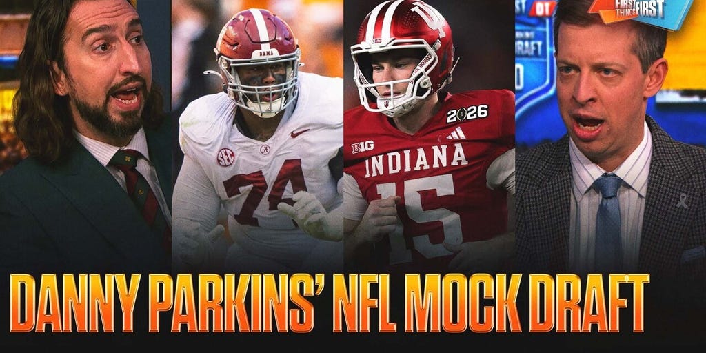 Bears trade up for Kadyn Proctor, Cowboys trade up for Arvell Reese in Danny Parkins' Official Mock Draft | First Things First