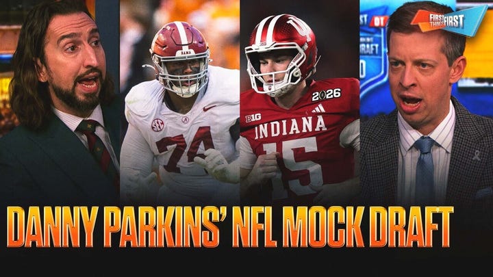Bears trade up for Kadyn Proctor, Cowboys trade up for Arvell Reese in Danny Parkins' Official Mock Draft | First Things First