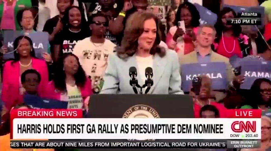 Critics accuse Harris of using 'fake' accent during Atlanta rally