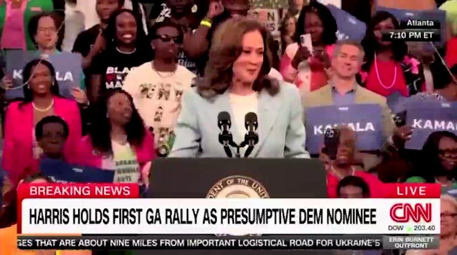 Critics accuse Harris of using 'fake' accent during Atlanta rally