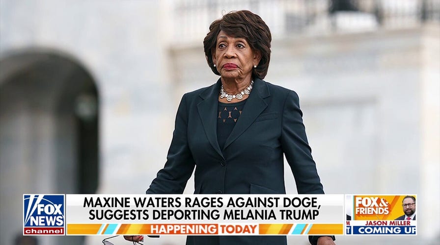 Maxine Waters ripped for 'targeting' Melania Trump: 'This is so stupid'