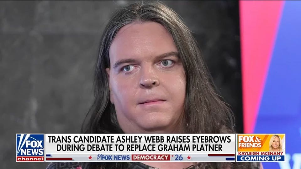 Trans candidate Ashley Webb raises eyebrows during debate to replace Platner